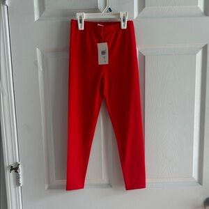 Red Kids Leggings